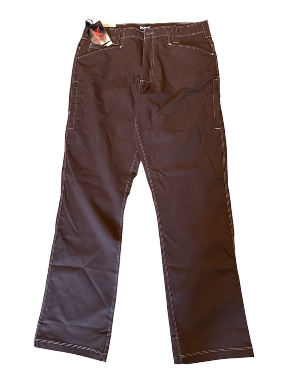 Discreet Tactical Performance Pants Brown Cotton Blend Mens Hyde 36x34 NWT
